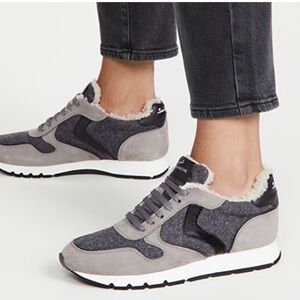 Voile Blanche NIB Julia Fur Shearling Sneakers (38)